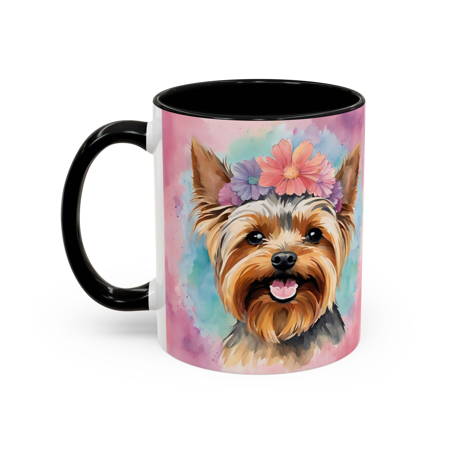 Yorkshire Terrier 02 Accent Coffee Mug - Dog Lover Gift