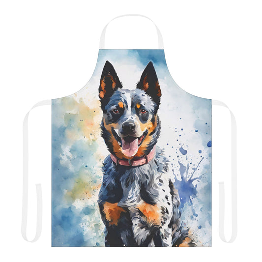 Australian Blue Heeler Adult Apron (AOP)