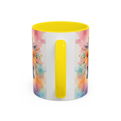 Dachshund 02 Accent Coffee Mug - Dog Lover Gift