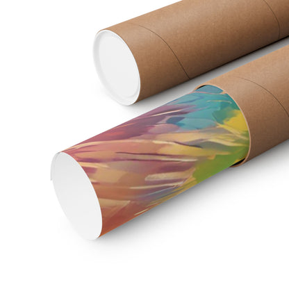 Multicolored Pussycat 1 Matte Vertical Poster