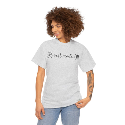 Beast Mode On Unisex Heavy Cotton Tee