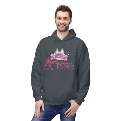 (Personalizable) Me/Mrs NAME EST DATE Unisex Valentines Hoodie