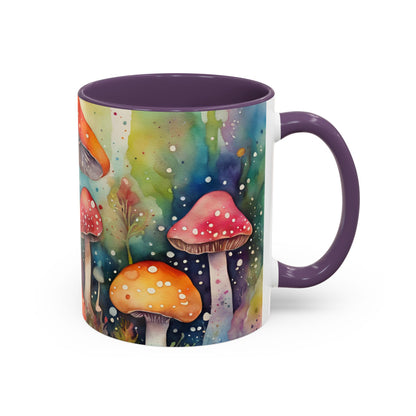 Mushroom 4 Accent Mug 11oz