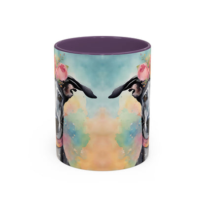 Greyhound 03 Accent Coffee Mug - Dog Lover Gift