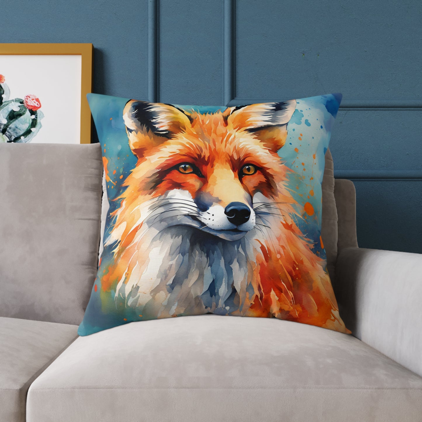 Fox 04 Poly Pillow - Natures Beauty Design