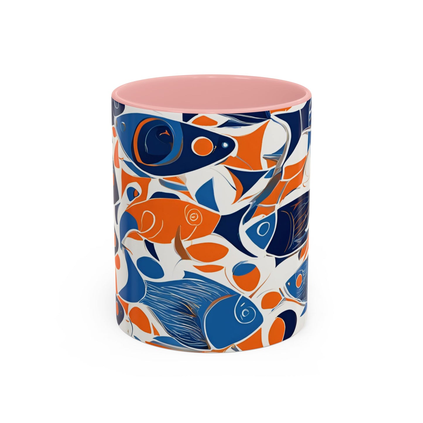 Orange Fish 06 Accent Coffee Mug (11oz)