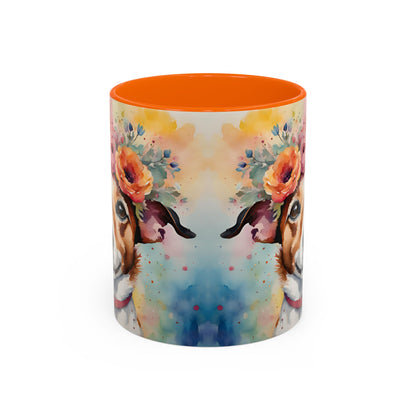 Jack Russell 04 Accent Coffee Mug - Dog Lover Gift