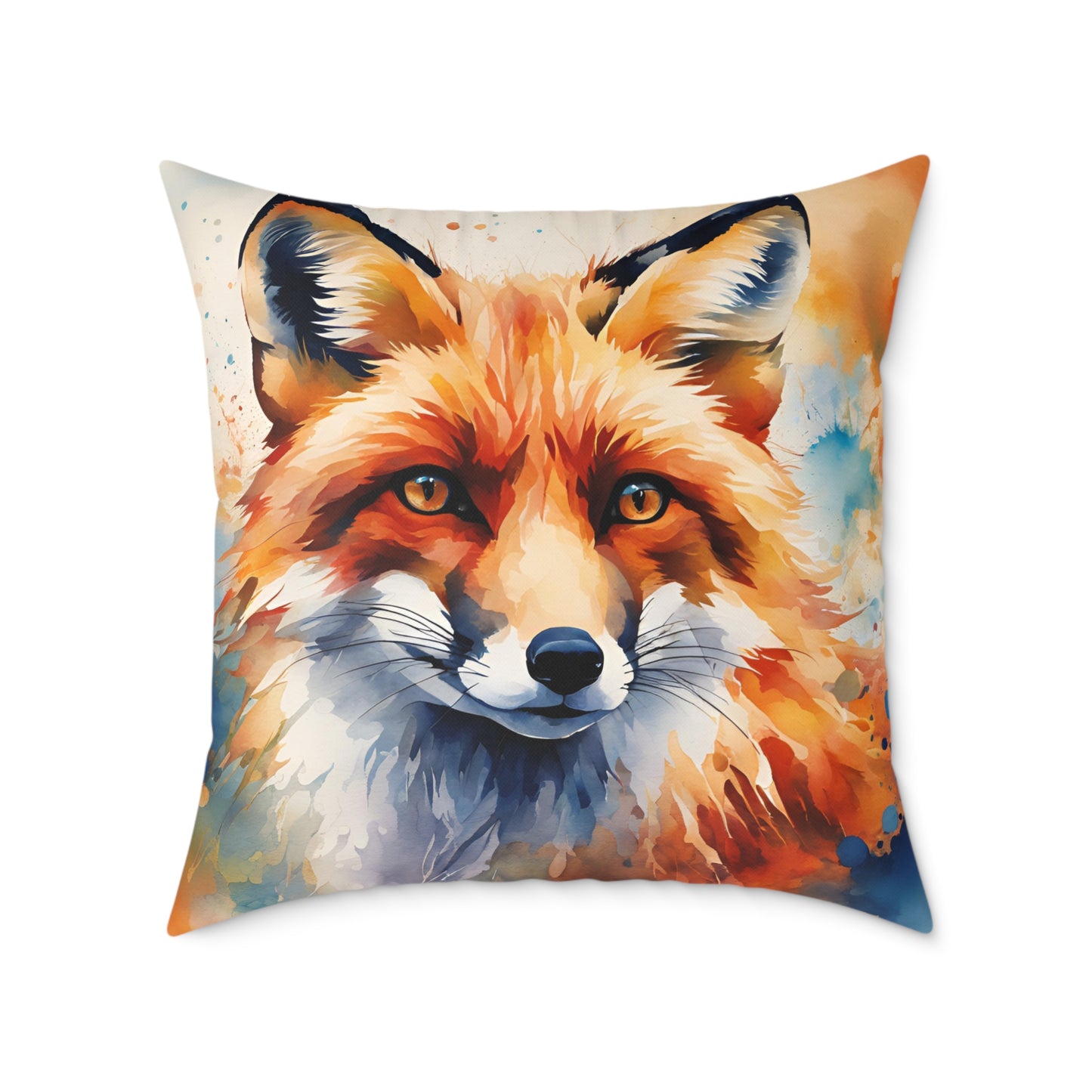 Fox 02 Poly Pillow - Natures Beauty Design