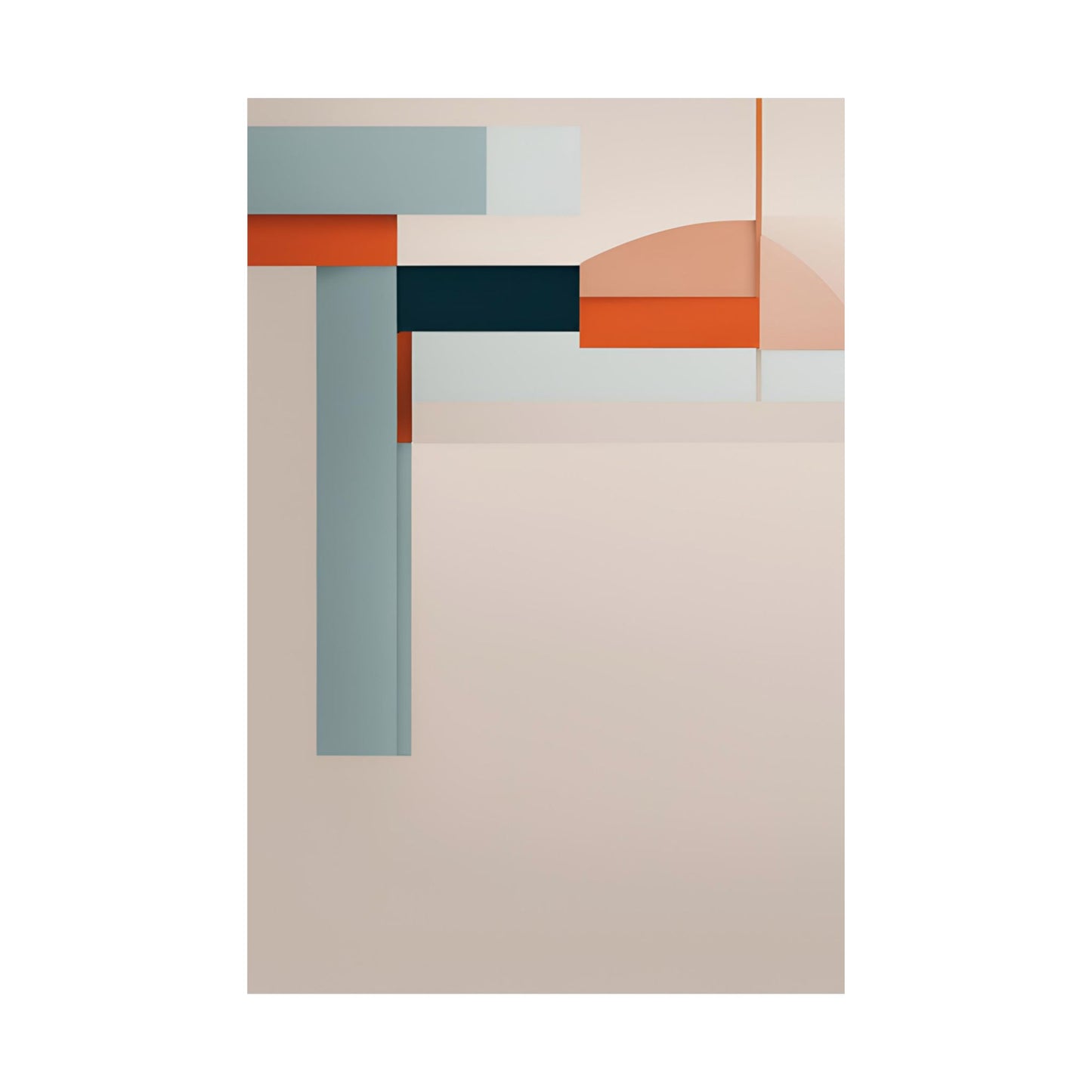 Retro abstract 4 Matte Vertical Posters