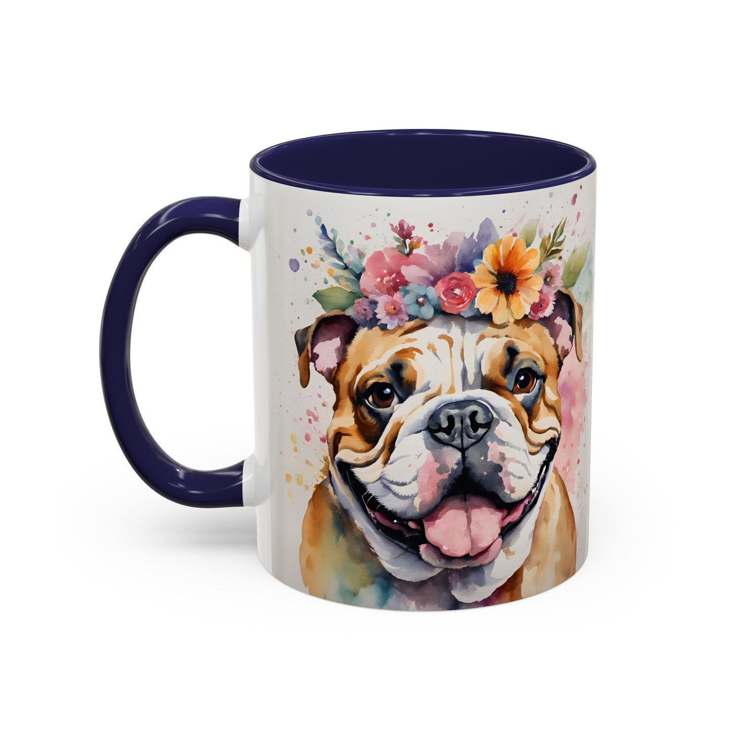 British Bulldog 03 Accent Coffee Mug - Dog Lover Gift
