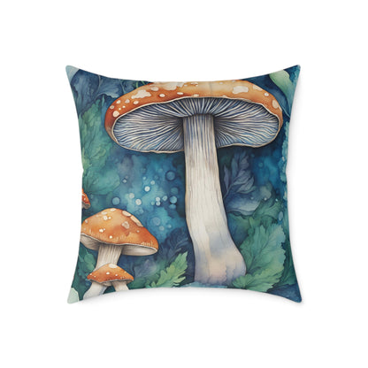 Toadstool 03 Poly Pillow - Natures Beauty Design