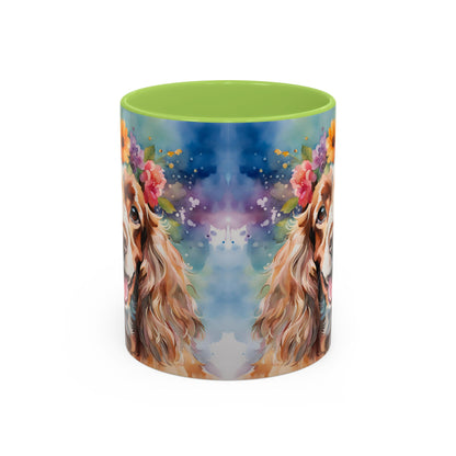 Cocker Spaniel 01 Accent Coffee Mug - Dog Lover Gift