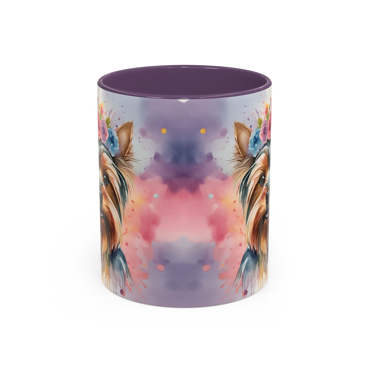 Yorkshire Terrier 01 Accent Coffee Mug - Dog Lover Gift