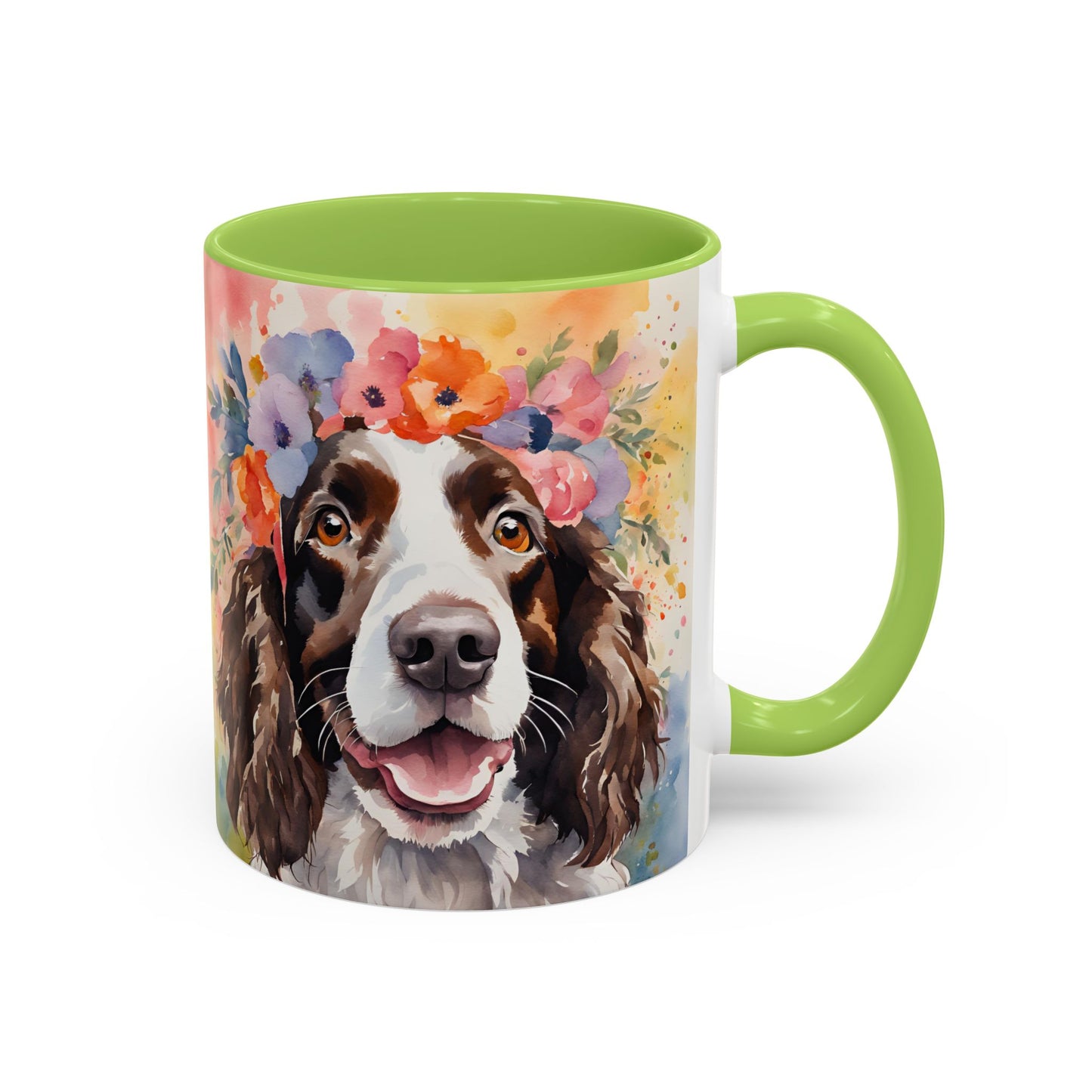 Springer Spaniel 03 Accent Coffee Mug - Dog Lover Gift