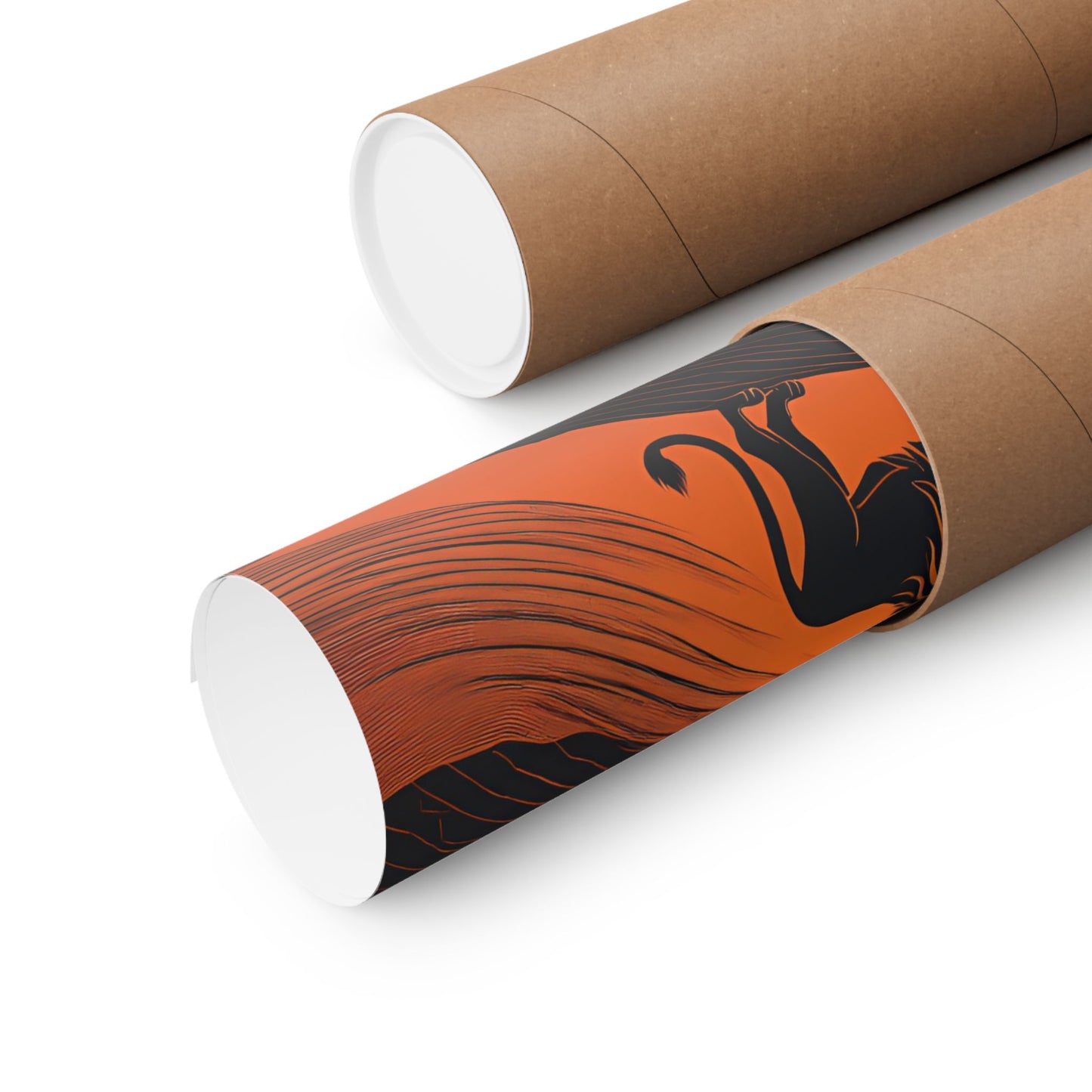 Lone Collection Lion 6 Matte Square Posters