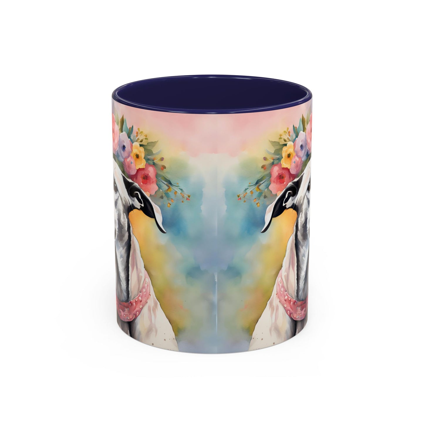Greyhound 02 Accent Coffee Mug - Dog Lover Gift