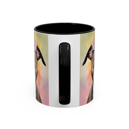 Staffordshire Bull Terrier 01 Accent Coffee Mug - Dog Lover Gift