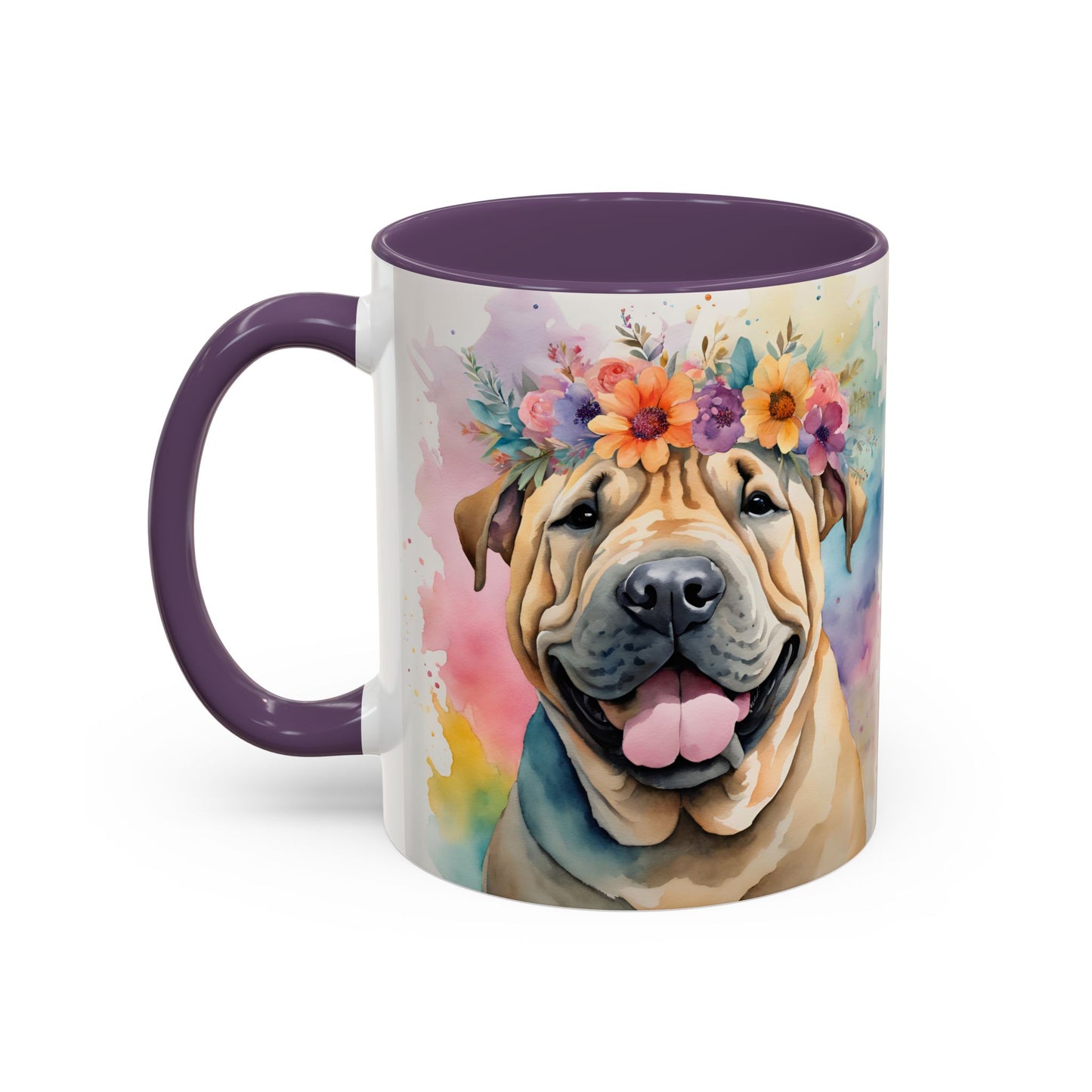 Shar Pei 02 Accent Coffee Mug - Dog Lover Gift