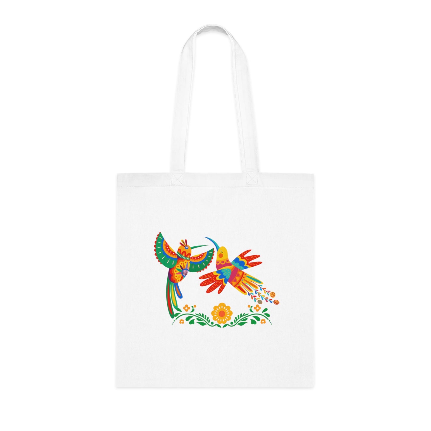 Funky birds 02 Cotton Tote
