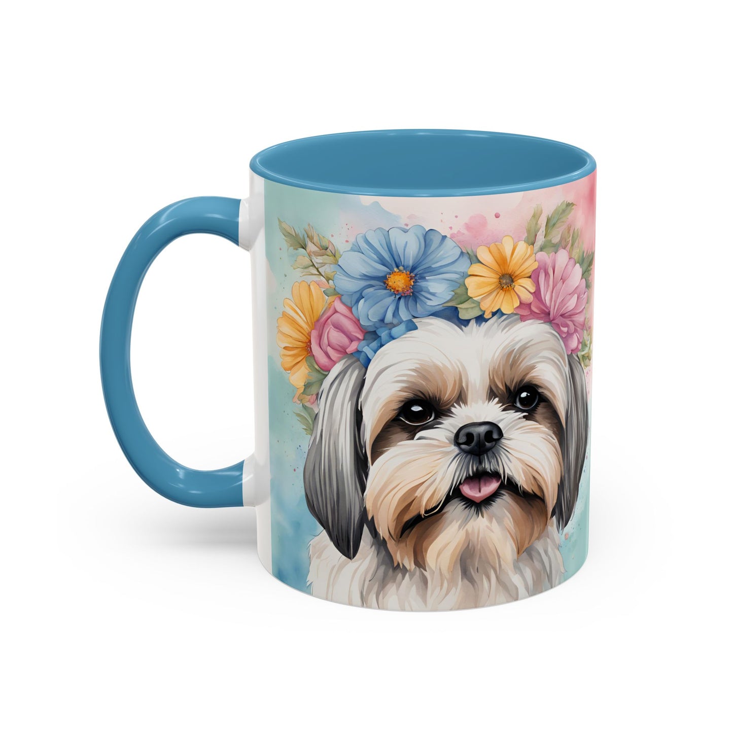 Shih Tzu 02 Accent Coffee Mug - Dog Lover Gift
