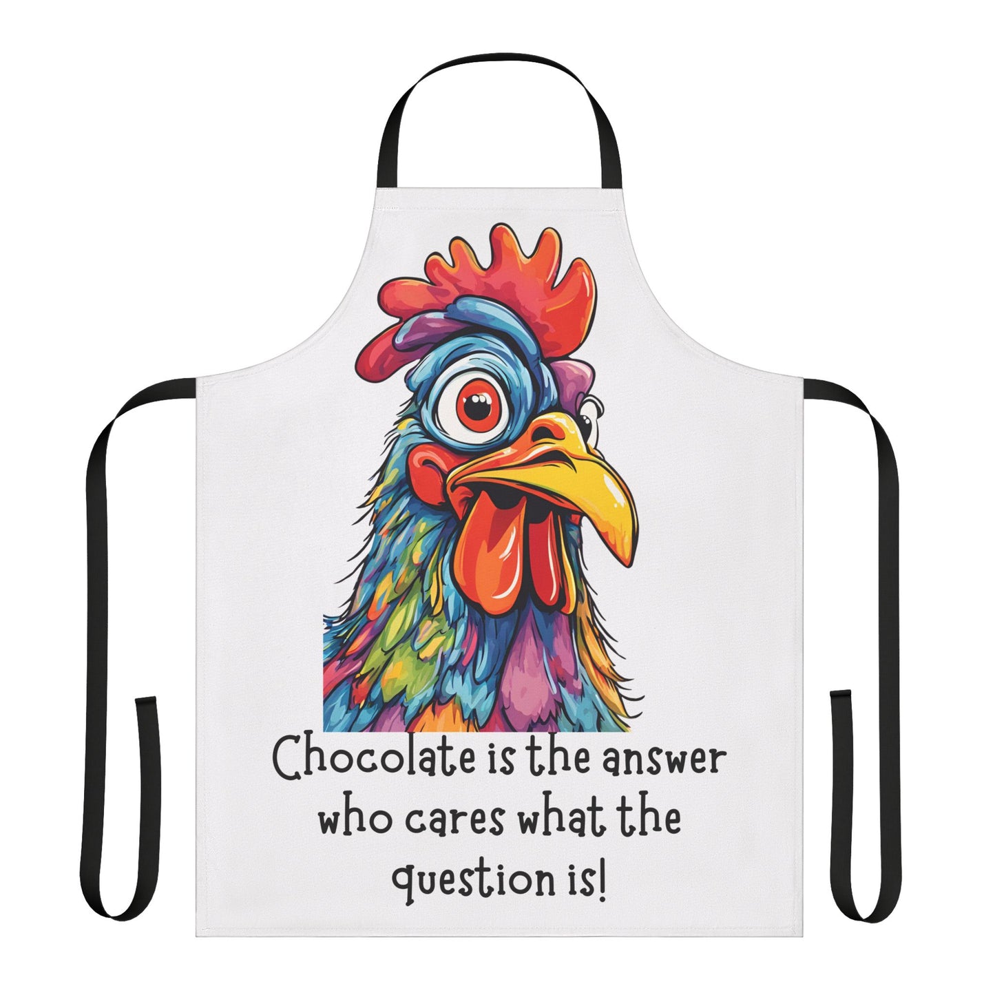 Chocolate is the answer……Adult Apron (AOP)