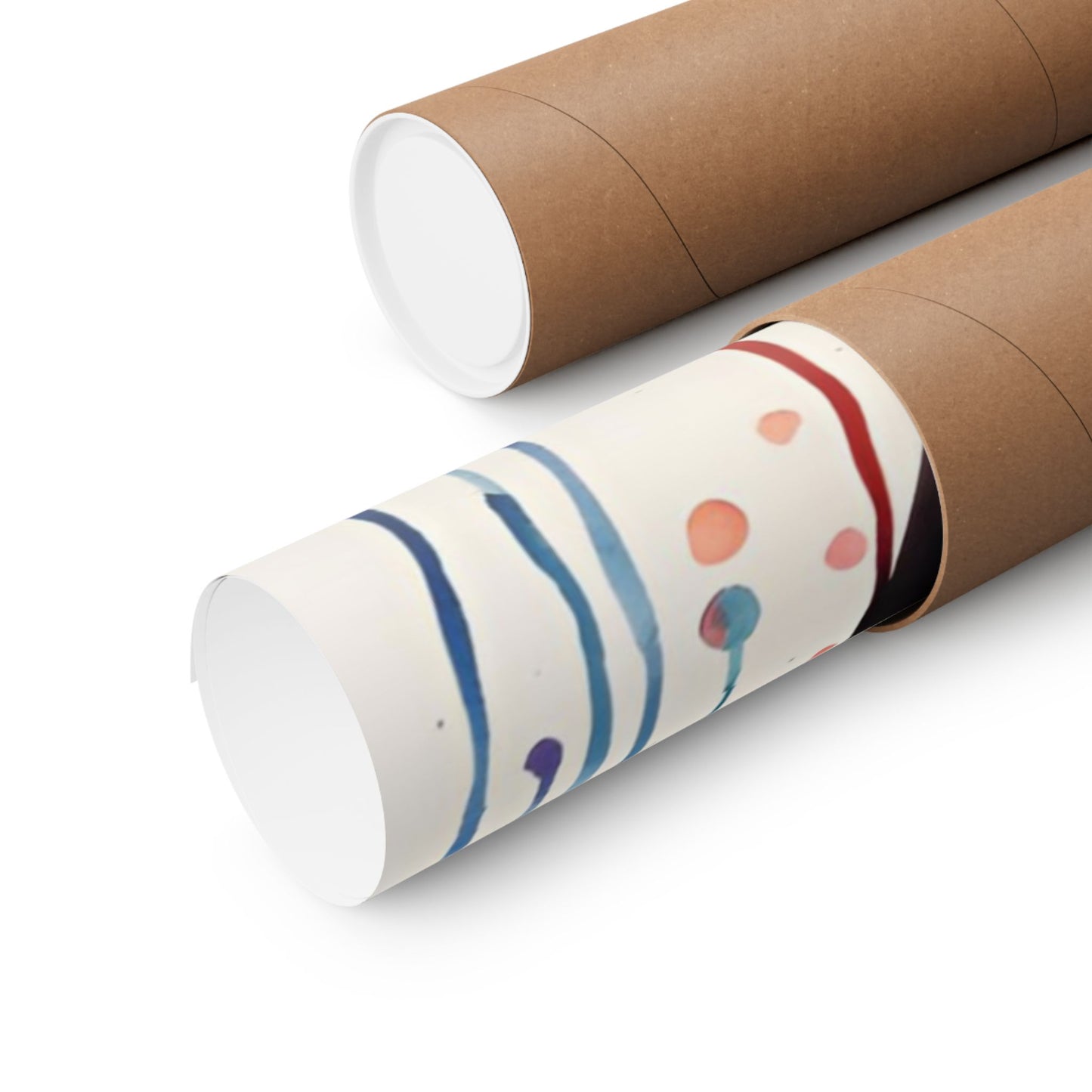 Multicolored Zebra 3 Matte Vertical Poster