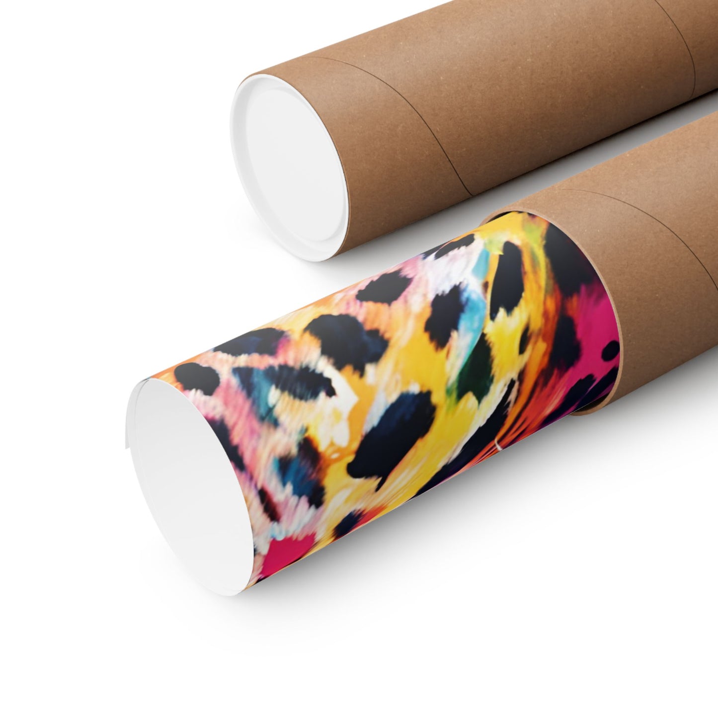 Multicolored Cheetah 4 Matte Vertical Poster
