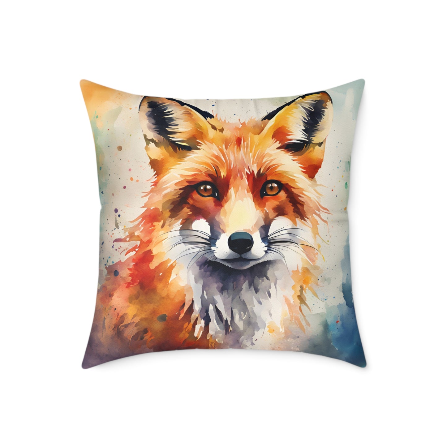 Fox 01 Poly Pillow - Natures Beauty Design