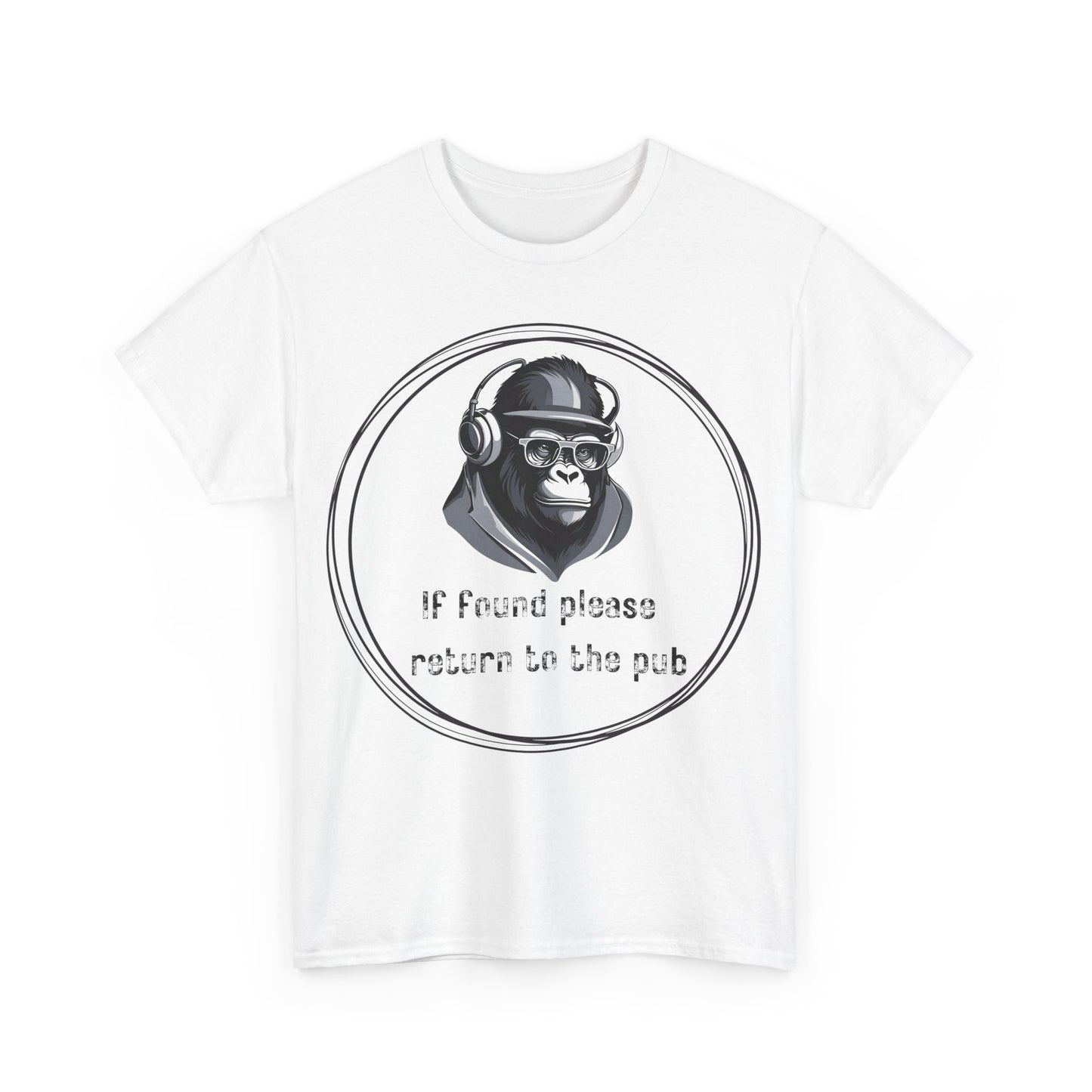 If Found Please Return To The Pub Unisex Heavy Cotton Tee