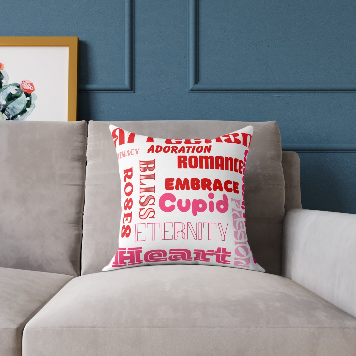 Bliss Words Poly Pillow