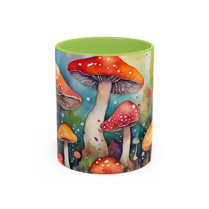 Mushroom 4 Accent Mug 11oz