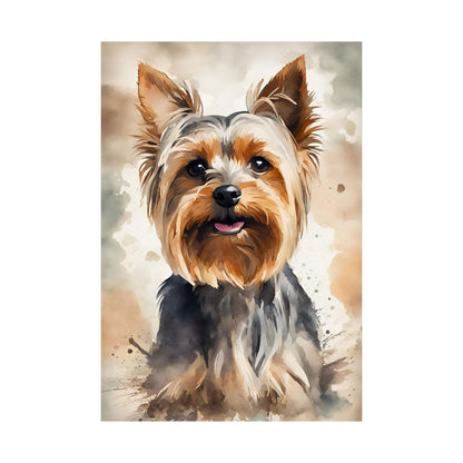Dogs Yorkshire Terrier 02 Matte Vertical Poster