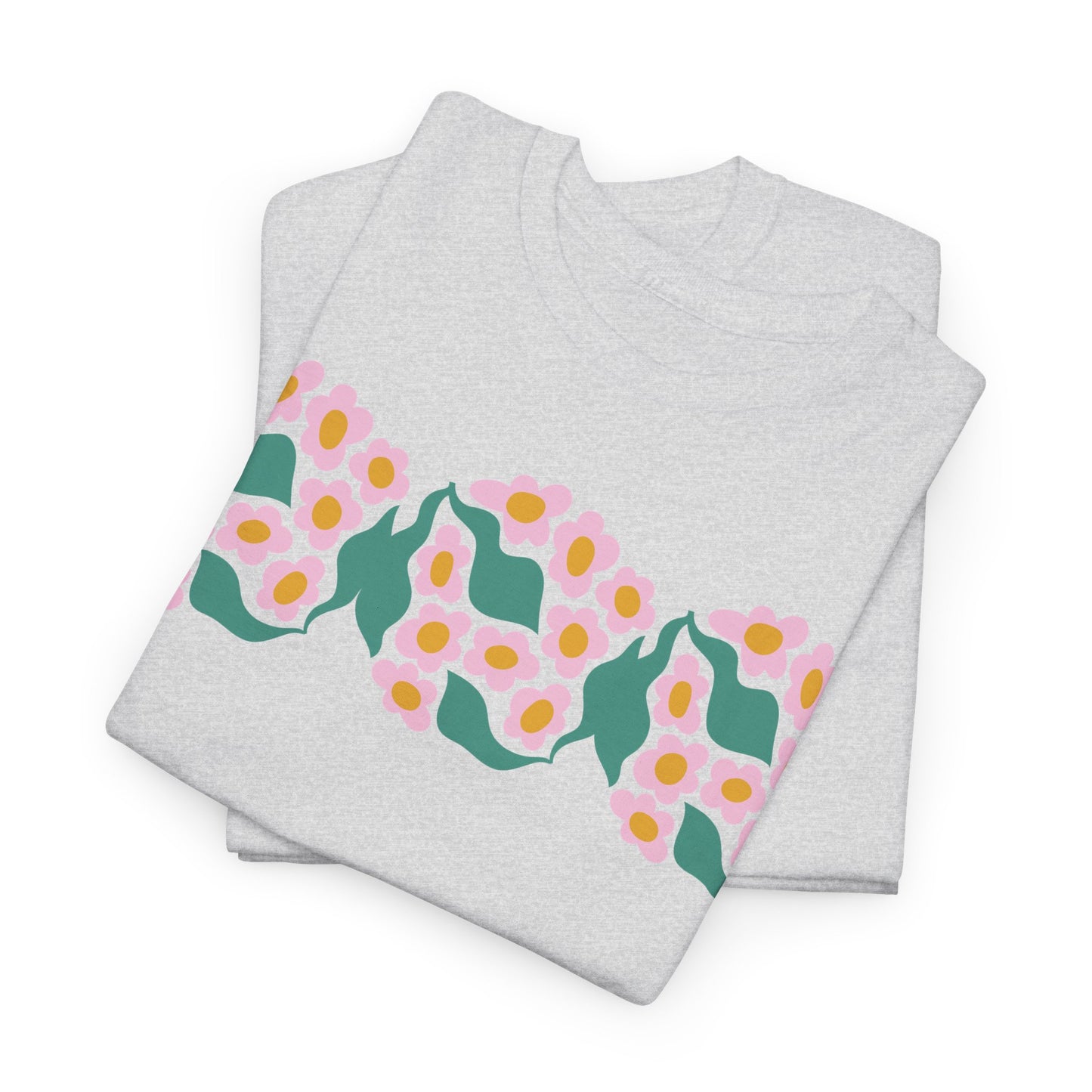 More Abstract Flowers 16 Unisex Heavy Cotton Tee