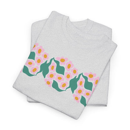 More Abstract Flowers 16 Unisex Heavy Cotton Tee