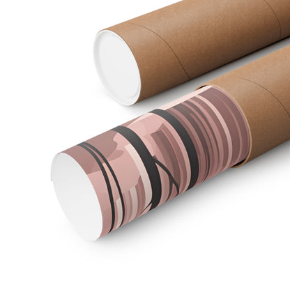 Lonely Forest Pink 21 Matte Square Posters