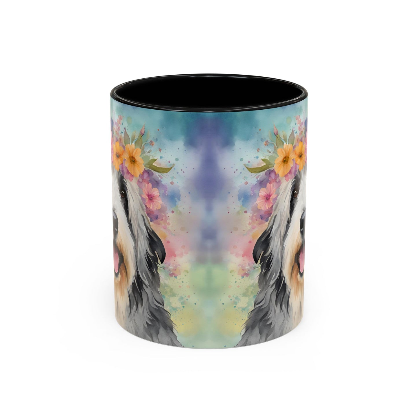 Bearded Collie 02 Accent Coffee Mug - Dog Lover Gift