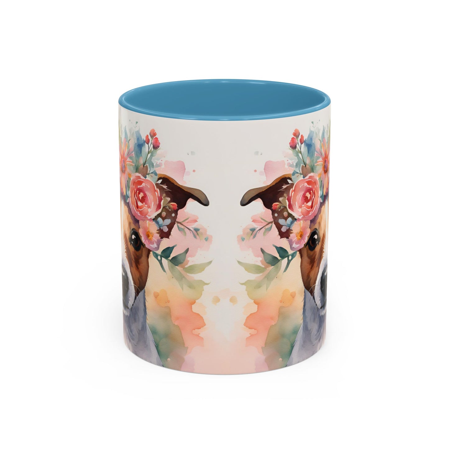 Jack Russell 01 Accent Coffee Mug - Dog Lover Gift