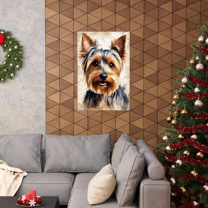 Dogs Yorkshire Terrier 03 Matte Vertical Poster