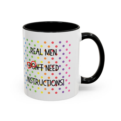 Real Men Accent Coffee Mug (11oz)