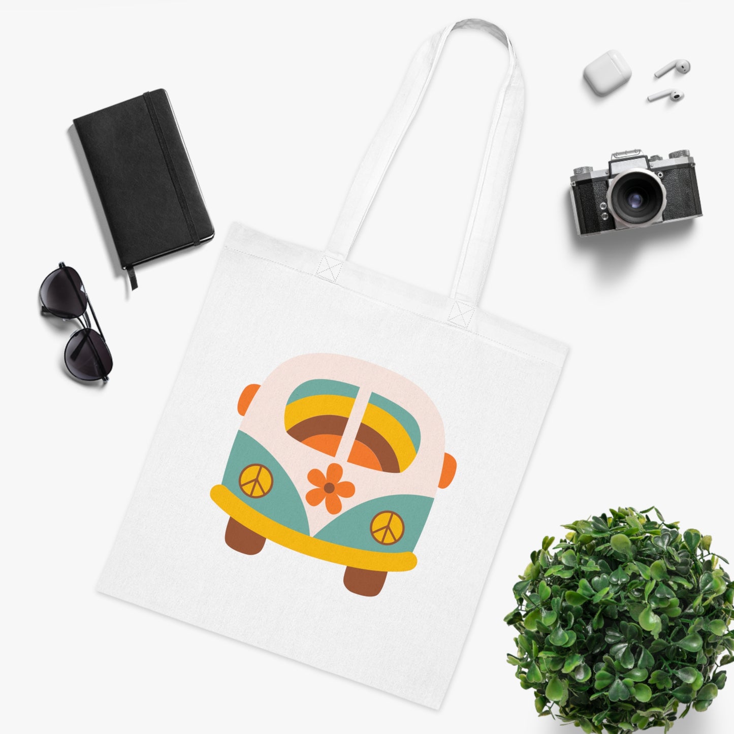 Flower power 03 Cotton Tote
