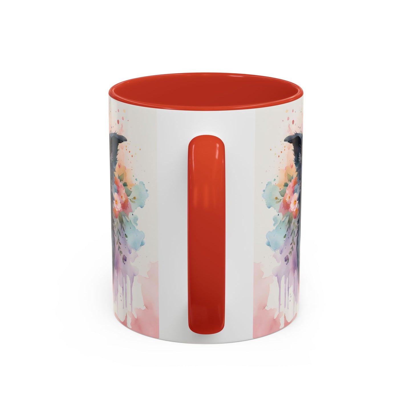 Border Collie 01 Accent Coffee Mug - Dog Lover Gift