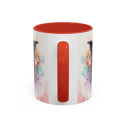 Border Collie 01 Accent Coffee Mug - Dog Lover Gift