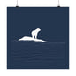 Lone Collection Polar Bear 10 Matte Square Posters