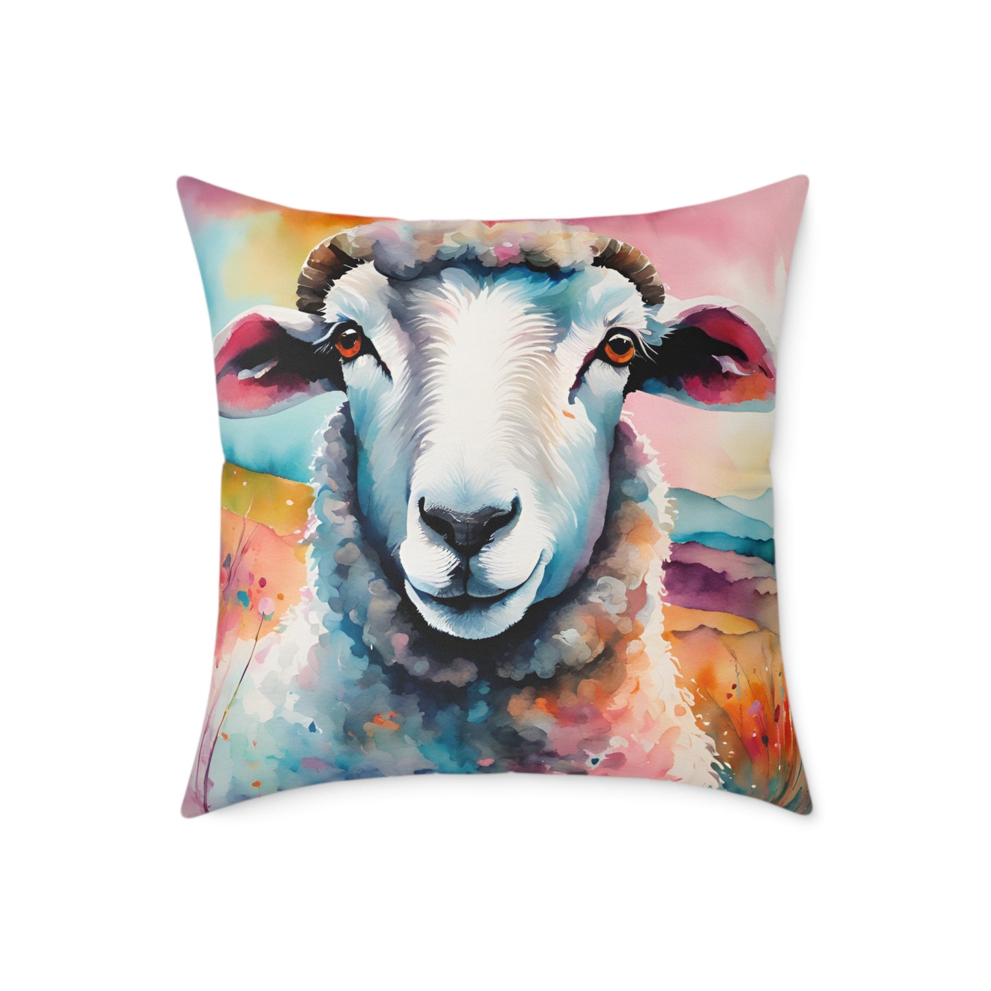 Sheep 01 Poly Pillow - Natures Beauty Design