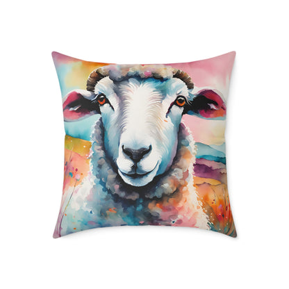 Sheep 01 Poly Pillow - Natures Beauty Design