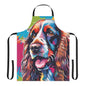 Multicolored Cocker Spaniel Adult Apron (AOP)