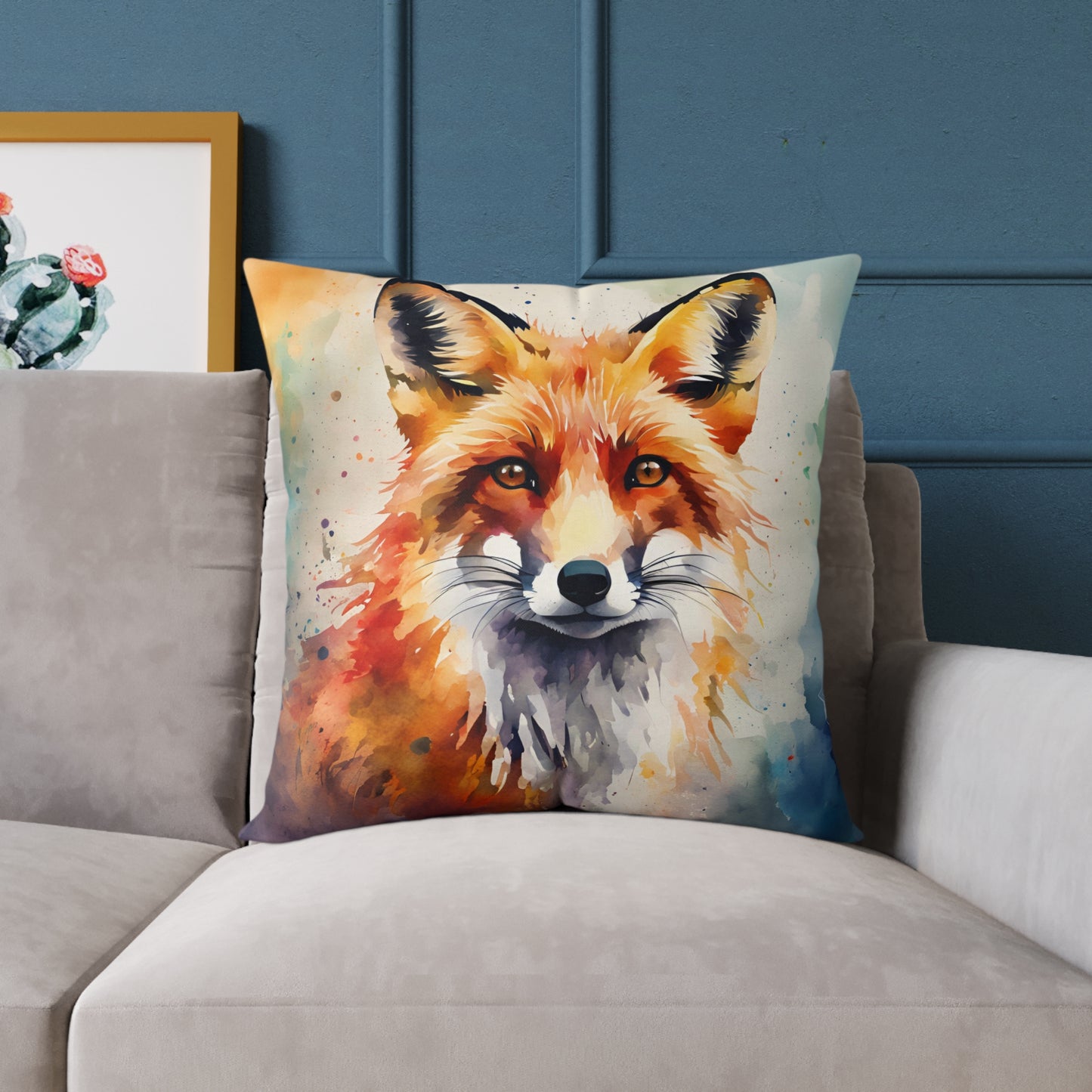 Fox 01 Poly Pillow - Natures Beauty Design