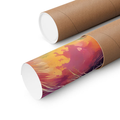 Multicolored Pussycat 1 Matte Vertical Poster