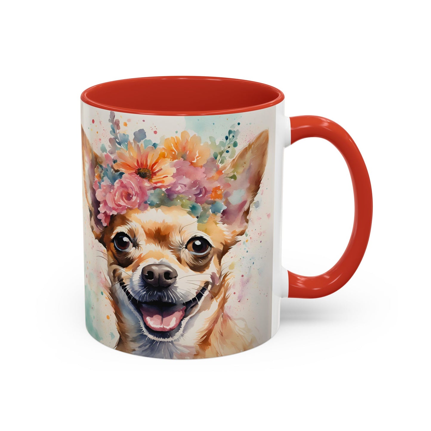 Chihuahua 02 Accent Coffee Mug - Dog Lover Gift