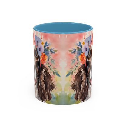 Springer Spaniel 03 Accent Coffee Mug - Dog Lover Gift